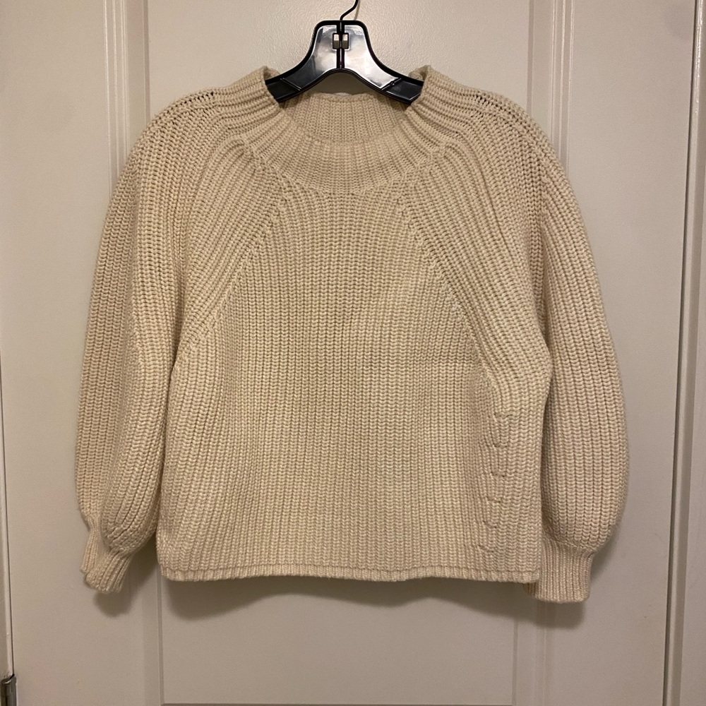Apiece Apart cream sweater L - Picture 4 of 12